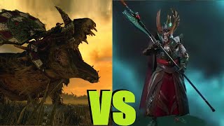 Жуткий завр vs Стражи Феникса: Total War Warhammer 2. тесты юнитов v1.7.0.