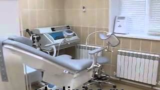 Кабинет осмотра у гинеколога медицинского центра в гинекологии