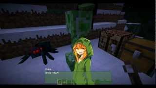 Minecraft Mod Showcase: MobTalker! ANIME IN MINECRAFT?!