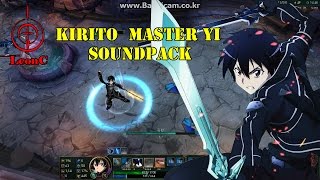 Kirito MasterYi LoL Custom Skin with SoundPack