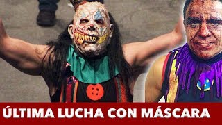 Monster Clown última lucha antes de perder la máscara en triplemanía