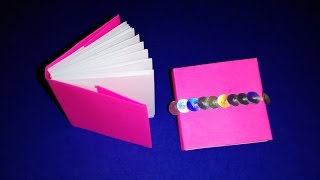Как сделать дневник. Оригами мини-книжка. Подарок на Пасху