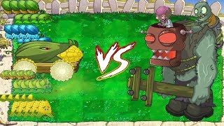Plants vs Zombie Battlez Minigames ; 1 Cob Cannon vs 1 Winter Melon -pult vs 1 Dr. Zomboss
