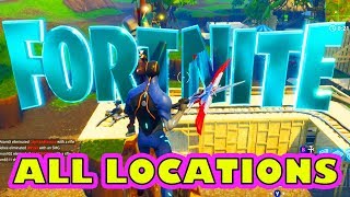 F-O-R-N-I-T-E Letters Challenge *ALL LOCATIONS* Fortnite Season 4 (Week 1 Challenges)