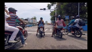 Driving in Santiago de Cuba