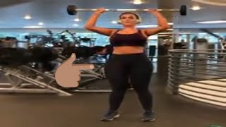Hot Instagram model Amelia Jackson workout part 2