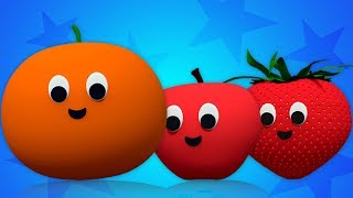 Плоды палец Семья | Детские рифмы | Фруктовая песня | Learn Fruits | Fruit Finger Family