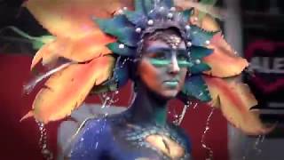 БОДИ-АРТ. Bodypainting. Тема: "Весь мир - театр"