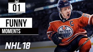 ► NHL 18 SK/CZ I FUNNY MOMENTS I #1 I 720p60 I SpeCray