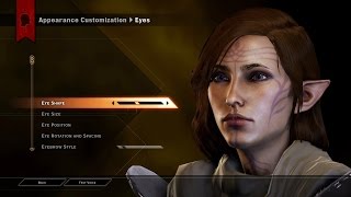 Dragon Age Inquisition - Female Lavellan Sliders