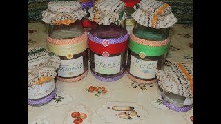КРАСИВЫЕ БАНКИ ДЛЯ СЫПУЧИХ ПРОДУКТОВ//УКРАШАЕМ БАНКИ СВОИМИ РУКАМИ