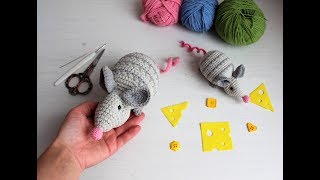 Мышка вязаная крючком. Часть1. / Mouse crochet.