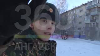Пожар в воинской части Ангарске