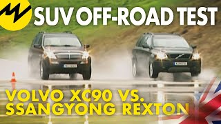 SUV off-road test | Volvo XC90 vs. Ssangyong Rexton | Motorvision