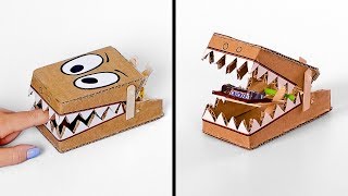DIY Simple Slime Trap from Cardboard