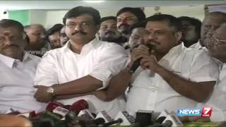 மேலும் ஒரு எம்.எல்.ஏ. மற்றும் ஒரு எம்பி முதல்வர் பன்னீர்செல்வத்திற்கு ஆதரவு