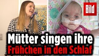 Rührende Szenen im Krankenhaus: Mütter nehmen Schlaflieder für ihre Frühchen auf
