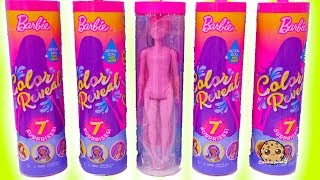 COLOR REVEAL Water Color Change Surprise Barbie + Changing Hair & Makeup