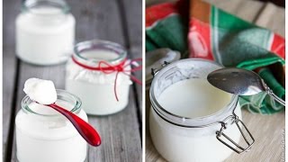 Делаем греческий йогурт дома.Как сделать йогурт.Дрожжи для йогурта.