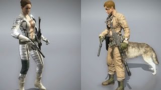 Metal Gear Solid V The Phantom Pain Female DLC Outfits 1