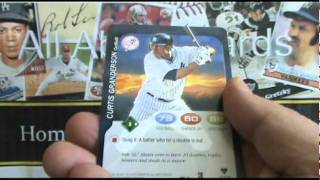 2011 Topps Attax Baseball Game Cards Starter Box Break and Unboxing