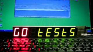 051-Демонстрация работы драйвера бегущей строки на ATtiny13