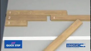 Укладка ламинат Quick-Step с замком Uniclic