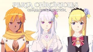 Peria Chronicles Female Character Creation (Anime MMO 2019)