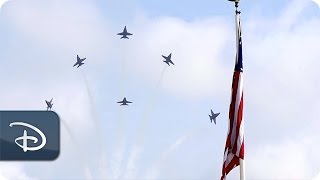 U.S. Navy Blue Angels Roar Down Main Street, U.S.A. | Walt Disney World