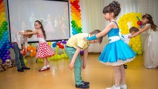 Задорный танец "Топ, топ, топ - перевернулся потолок". Выпускной бал в детском саду