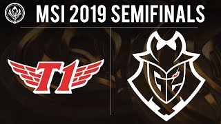 SK Telecom T1 vs G2 Esports Game 3 - MSI 2019 Knockout Stage - SKT vs G2 G3