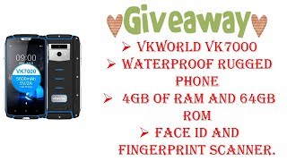 Vkworld VK7000 Waterproof Rugged Phone Giveaway