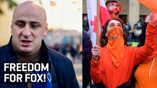 "Свободу Мелия!" - сторонники ЕНД устроили акцию у Тбилисского суда