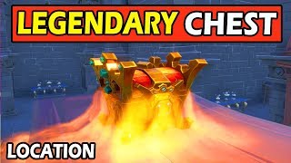 Where to find LEGENDARY CHEST! Locations (GOLDEN WEAPON) Fortnite Season 8