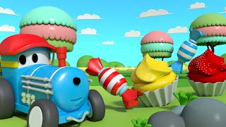 Petrecerea aniversara - Trenul Ted ?? Desene animate educaţionale pentru copii