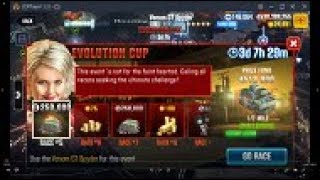 CSR2 Venon GT Spyder Evolution Cup minimum upgrade/runs to complete
