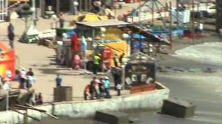 Шторм на Черном море поселок Новомихайловский