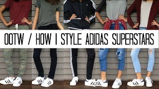 OOTW / HOW I STYLE ADIDAS SUPERSTARS