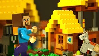 Фермерский Коттедж для LEGO НУБика Майнкрафт Мультики LEGO Minecraft - Анимация
