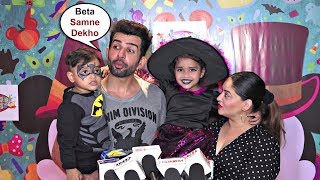 Mahhi Vij And Jay Bhanushali With Their Adpoted Kids At Karanvir Bohra Daughters Birthday Party