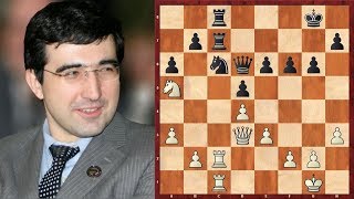 Шахматы. Крамник - Аронян: красивая позиционная партия в славянской защите!