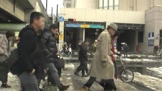 JRタワーセンター屋外駐車場：入口（西5丁目樽川通側）[札幌市] （2011年）