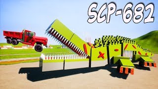 НЕУЯЗВИМАЯ SCP-682 РЕПТИЛИЯ В BRICK RIGS! ЛЕГО ВЫЖИВАНИЕ И ПОБЕГ ОТ СЦП-682 РЕПТИЛИИ В БРИК РИГС!