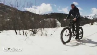 Электровелосипед Fatbike для снега грязи и города