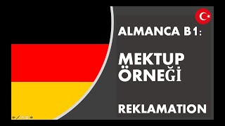ALMANCA MEKTUP ÖRNEĞİ ve türkçeleri, Reklamation/Beschwerdebrief Staubsauger