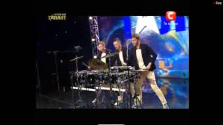 Украина мае талант 5. Шоу барабанщиков Стрес 16.03.2013