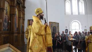 Прощание клириков и паствы Уржумской епархии с епископом Леонидом