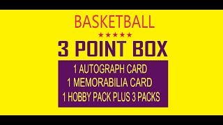 3 Point Box NBA Basketball Trading cards. Lakers Kareem Abdul Jabbar short print.