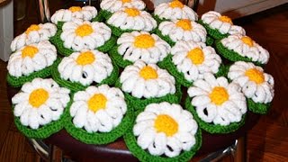 ? Как связать РОМАШКУ крючком | How to crochet camomile ?