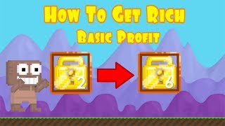 Growtopia How To Get Rich | Basic Profit | 2019 | Growtopia